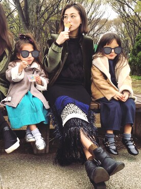 「murua」｜山本優希さん（レディース・158cm）の春コーディネート