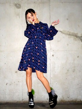 ワンピース/ドレスを使った「KENZO×H&M」の人気ファッション