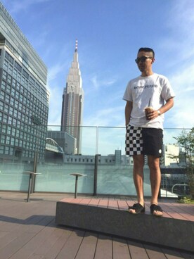 macoさん（メンズ・180cm）の夏コーディネート