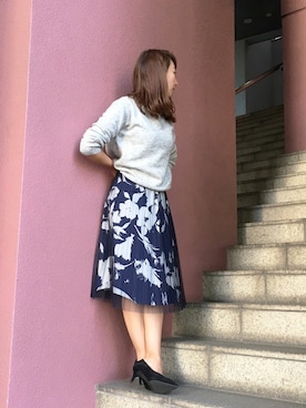 「Яdevushka（ジェブシュカ）のアイテム」を使った、PICCINさん（レディース・154cm）の秋コーディネート