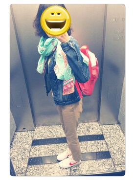 「エイプリルフールフェス」｜Mioさん（レディース・168cm）の春コーディネート