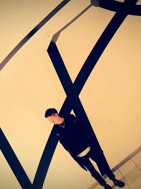 「Marc by Marc Jacobs（マークバイマークジェイコブス）のアイテム（バックパック/リュック）」を使った、あべべさん（メンズ・175cm）の冬コーディネート