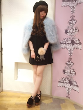 「ウェッジソール」｜「アイテム（その他アウター）」を使った、ERIさん（レディース・162cm）の秋コーディネート