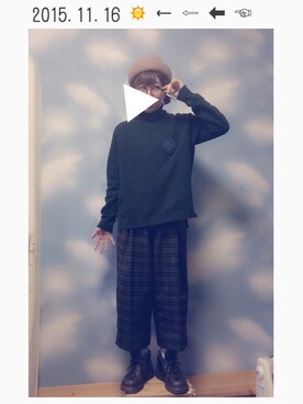 「ムー部」｜moonちゃん。さん（レディース・154cm）の秋コーディネート