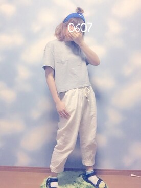 moonちゃん。さん（レディース・154cm）の夏コーディネート