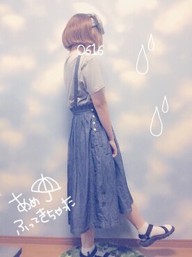 moonちゃん。さん（レディース・154cm）の夏コーディネート