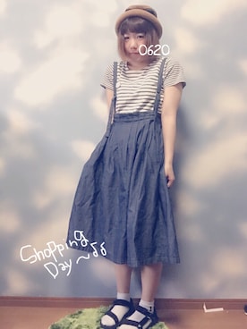 moonちゃん。さん（レディース・154cm）の夏コーディネート