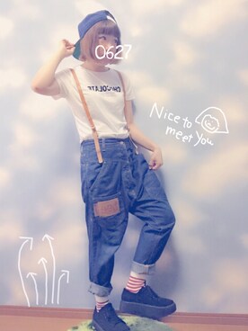 moonちゃん。さん(レディース・154cm)の夏コーディネート