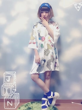 moonちゃん。さん（レディース・154cm）の夏コーディネート