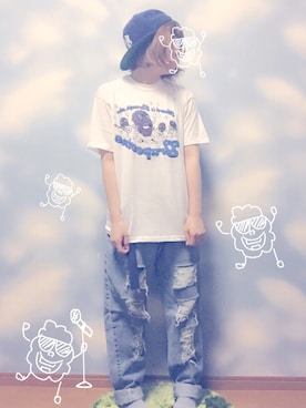 moonちゃん。さん(レディース・154cm)の夏コーディネート