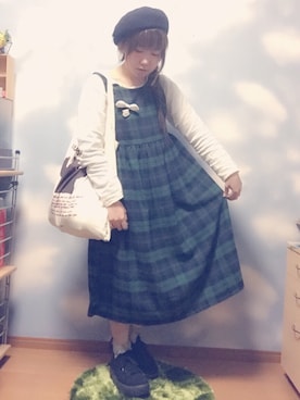 moonちゃん。さん(レディース・154cm)の秋コーディネート