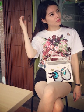 「wearsg」｜「アイテム（ハンドバッグ）」を使った、candyiceさん（レディース・160cm）の秋コーディネート