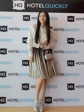 「wearsg」｜「アイテム（クラッチバッグ）」を使った、candyiceさん（レディース・164cm）の春コーディネート
