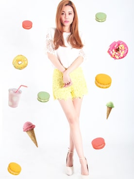 「wearsg」｜「アイテム（シャツ/ブラウス）」を使った、candyiceさん（レディース・164cm）の秋コーディネート