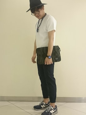 松下晋弥さん（メンズ・168cm）の春コーディネート