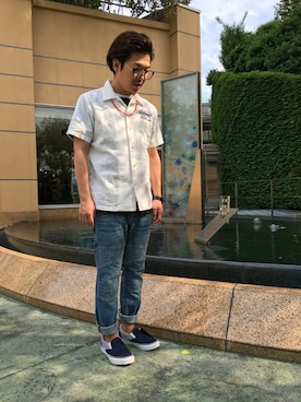 松下晋弥さん(メンズ・168cm)の夏コーディネート