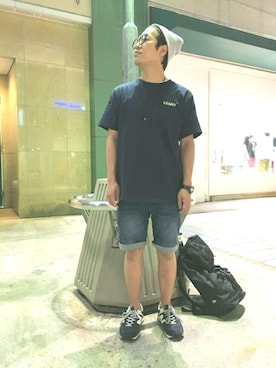 松下晋弥さん（メンズ・168cm）の夏コーディネート