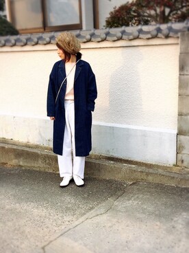 「FITH（フィス）のアイテム（帽子）」を使った、hiiibarさん（レディース・157cm）の冬コーディネート