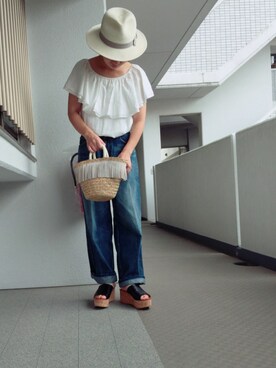 hiiibarさん（レディース・157cm）の夏コーディネート