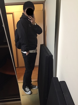 「ARC'TERYX（アークテリクス）のアイテム（パーカー）」を使った、にらさきさん（メンズ・171cm）の春コーディネート