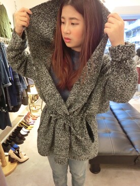 「outwear」｜Pokyさん（レディース・153cm）の冬コーディネート