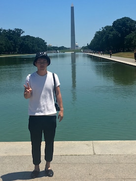 「Washington, D.C.」｜Kota Matsushimaさん（メンズ・171cm）の夏コーディネート