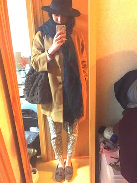「SAK（サク）のアイテム」を使った、ボンボンさん（レディース・164cm）の秋コーディネート