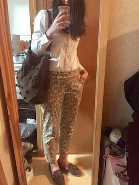 「SAK（サク）のアイテム」を使った、ボンボンさん（レディース・164cm）の秋コーディネート