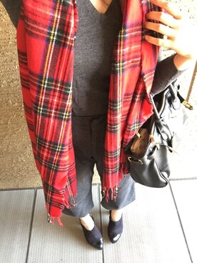 「アイテム（ブーティ）」を使った、maiさん（レディース・163cm・20代）の秋コーディネート
