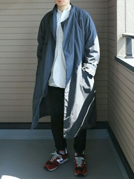 「TEATORA（テアトラ）のアイテム（ジャケット/アウター）」を使った、yamaさん（メンズ・164cm）の春コーディネート
