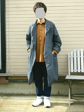 「TEATORA（テアトラ）のアイテム（ジャケット/アウター）」を使った、yamaさん（メンズ・164cm）の春コーディネート