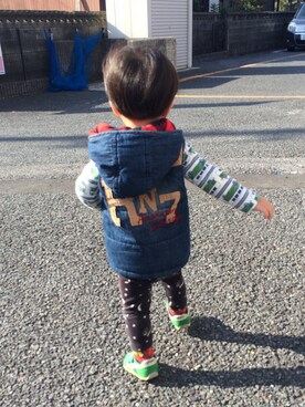 「lemoir（レモール）のアイテム」を使った、★miiikiii★さん（キッズ・110cm）の春コーディネート