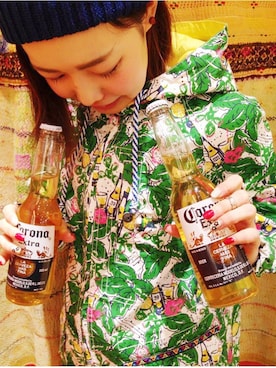 「チチカカ」｜「アイテム（ブルゾン）」を使った、☺︎HALCA☺︎さん（レディース・152cm）の冬コーディネート