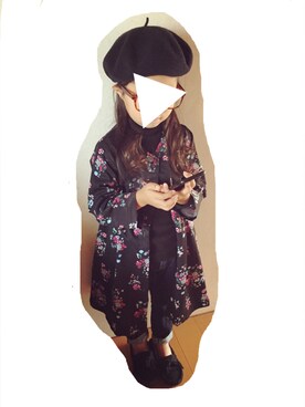 「Lee（リー）のアイテム（パンツ）」を使った、hinahina⑅◡̈*さん（キッズ・100cm）の秋コーディネート