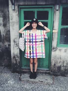 「JOYRICH」｜「アイテム（アナログ腕時計）」を使った、Albee Kさん（レディース・161cm）の秋コーディネート