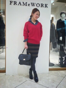 FRAMeWORK京都　mochiさんのコーディネート