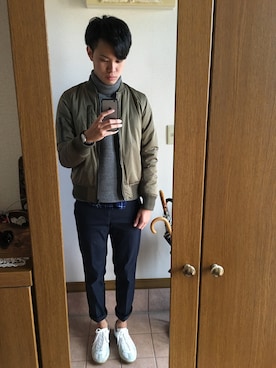 Asaさん（メンズ・181cm）の冬コーディネート