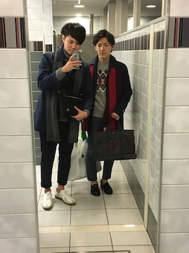 Asaさん（メンズ・181cm）の冬コーディネート