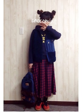 chocomintさん（レディース・154cm）の冬コーディネート