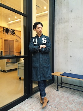 「daily look」｜「アイテム（その他アウター）」を使った、JinwooParkさん（メンズ・174cm）の冬コーディネート