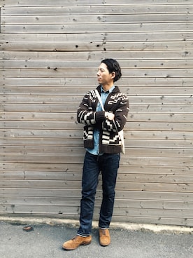「wtaps」｜「アイテム（その他アウター）」を使った、JinwooParkさん（メンズ・174cm）の冬コーディネート