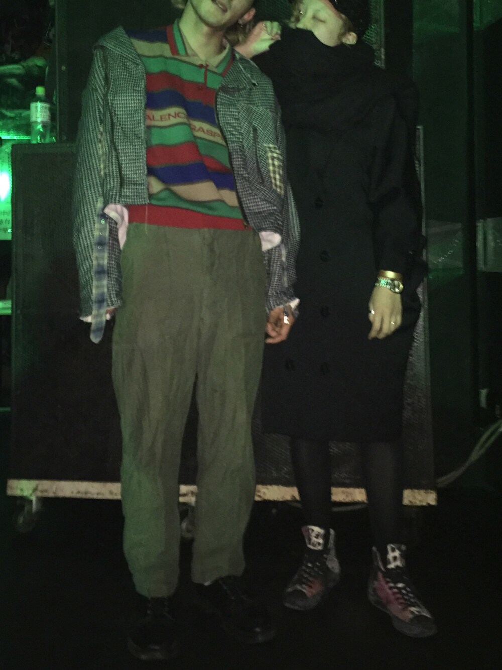 「クラブ、服飾学生、美容学生」｜「Dr. Martensのアイテム（シューズ、ブラック系）」を使った、 けんごさん（メンズ・171cm）の冬コーディネートの1枚目の写真