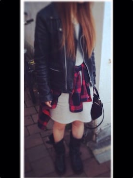 「腰巻きシャツ」｜asaさん（レディース・153cm）の春コーディネート