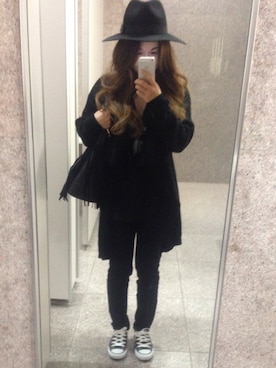 「Regalect（リガレクト）のアイテム（帽子）」を使った、asaさん（レディース・153cm）の春コーディネート