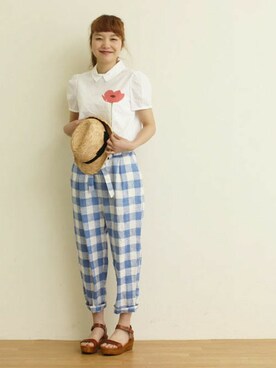 Dot&Stripes CHILDWOMANさん（レディース・158cm）の春コーディネート