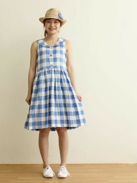 「ヴィンテージワンピース」｜Dot&Stripes CHILDWOMANさん（レディース・158cm）の春コーディネート