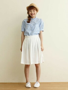 Dot&Stripes CHILDWOMANさん（レディース・158cm）の春コーディネート