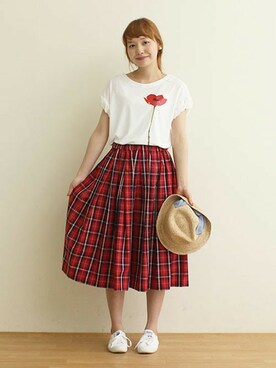 Dot&Stripes CHILDWOMANさん(レディース・158cm)の夏コーディネート