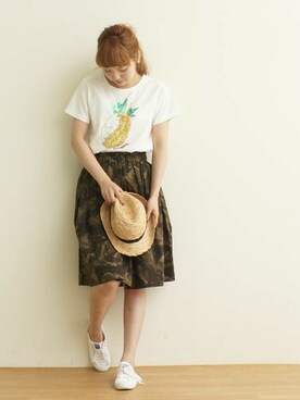 Dot&Stripes CHILDWOMANさん（レディース・158cm）の春コーディネート