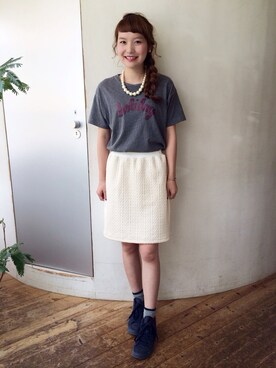 Dot&Stripes CHILDWOMANさん（レディース・158cm）の夏コーディネート